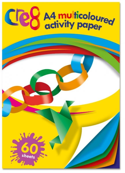 Cre8 A4 Multi-Coloured Art Paper 80gsm (80shts)