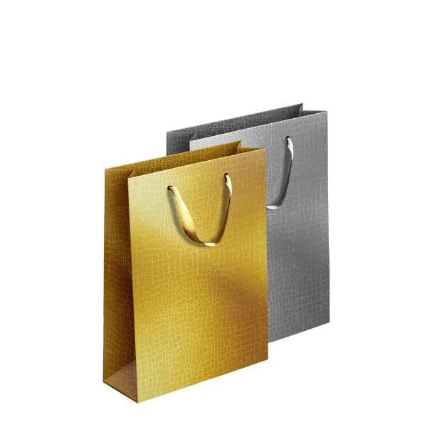 Martello Gift Bags Metallic Gold & Silver X-Large 32cm x 44cm (2pk)