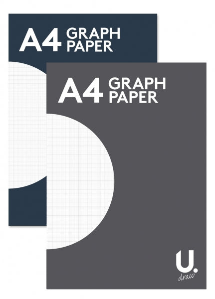 U.Draw A4 Graph Paper Pad (80pgs)