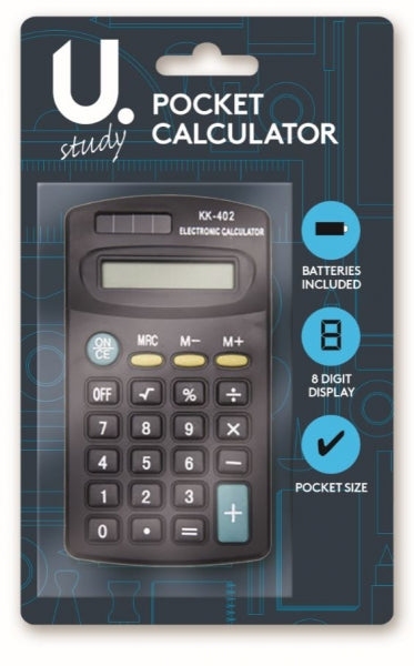 U.Study 8-digit Pocket Calculator