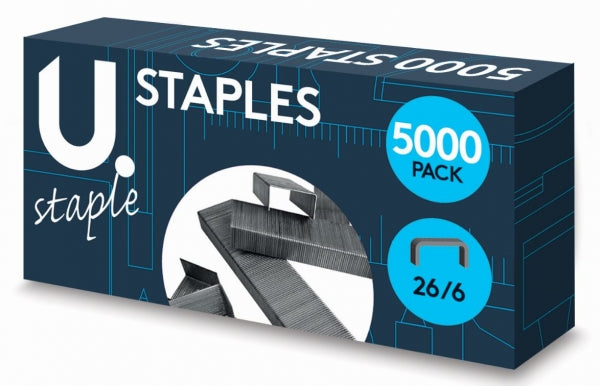 U.Staple Pack of 5000 26/6 Staples