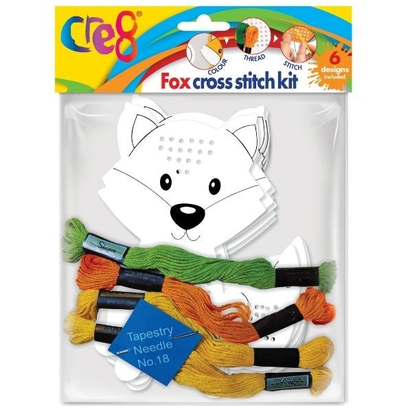 Cre8 Cross Stitch Craft Kit - Fox