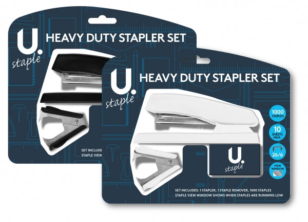 U.Staple Heavy Duty Stapler Set