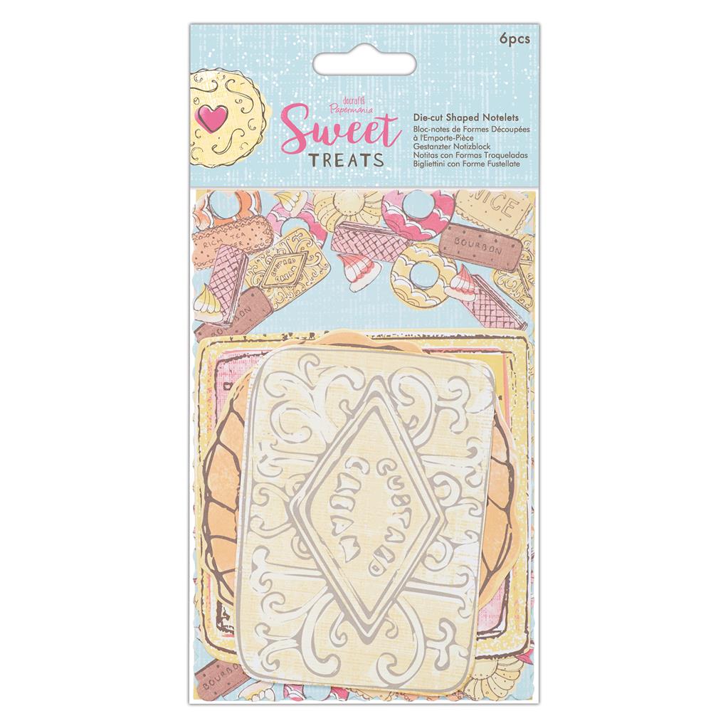 Papermania Die-cut Shaped Notelets - Sweet Treats