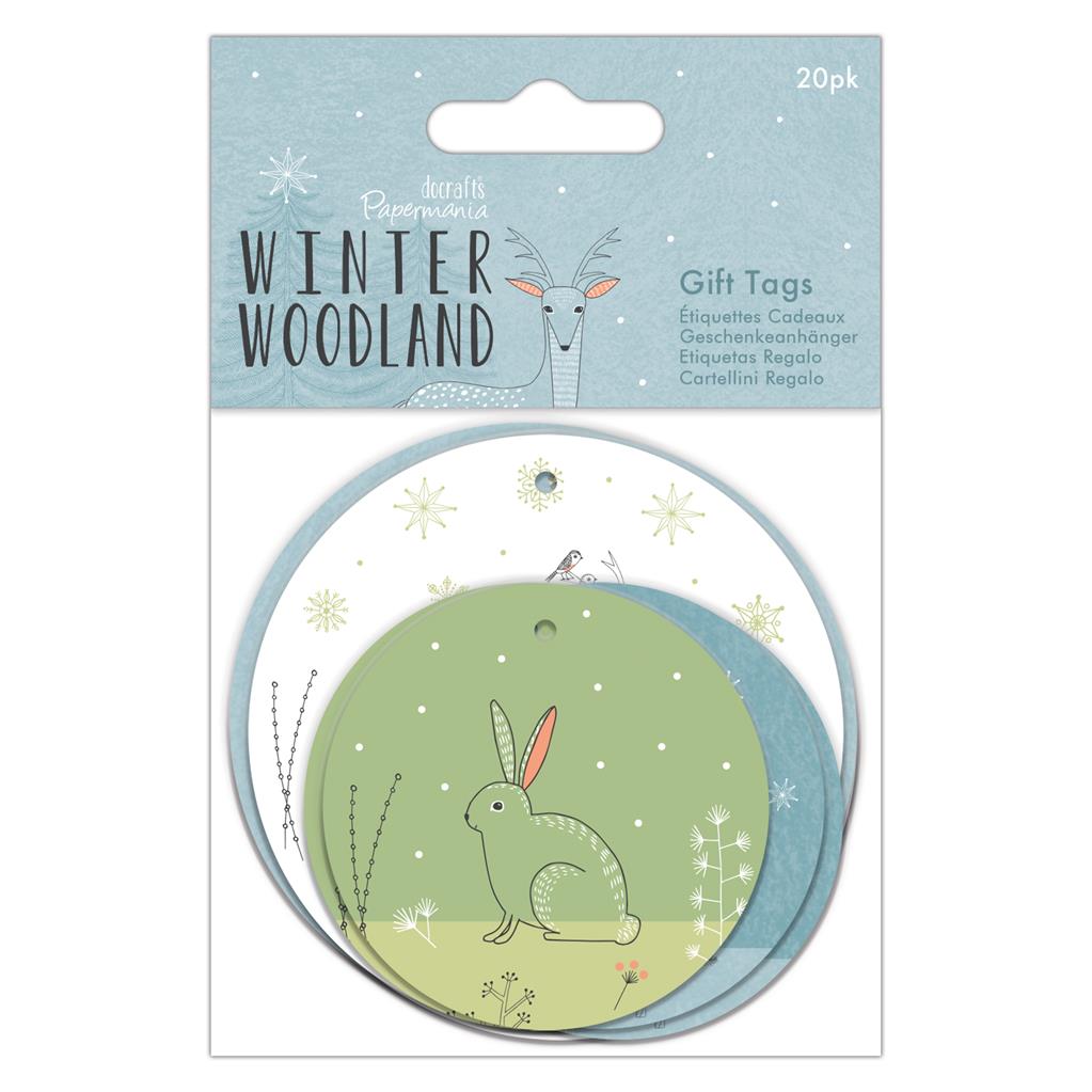 Papermania Winter Woodland Gift Tags (20pk)