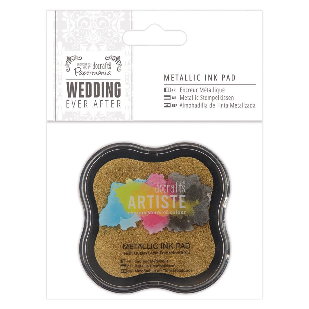 Papermania Wedding Every After Metallic Ink Pad - Gold