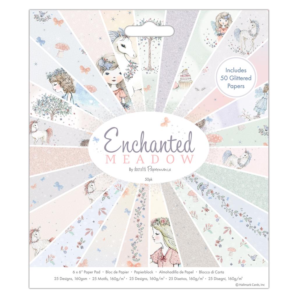 Papermania 6" x 6" Paper Pad - Enchanted Meadow (50sht)