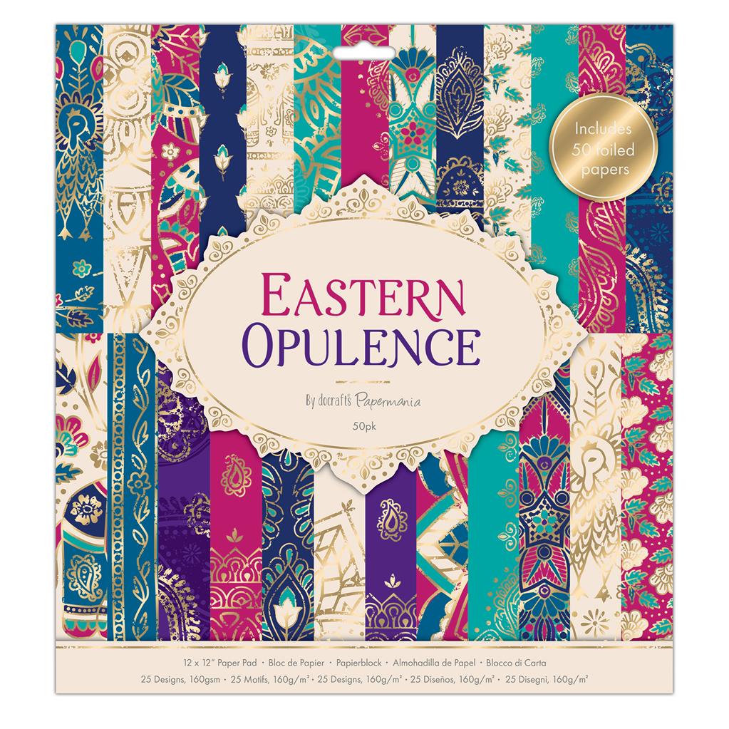 Papermania 12" x 12" Paper Pad - Eastern Opulence (50sht)