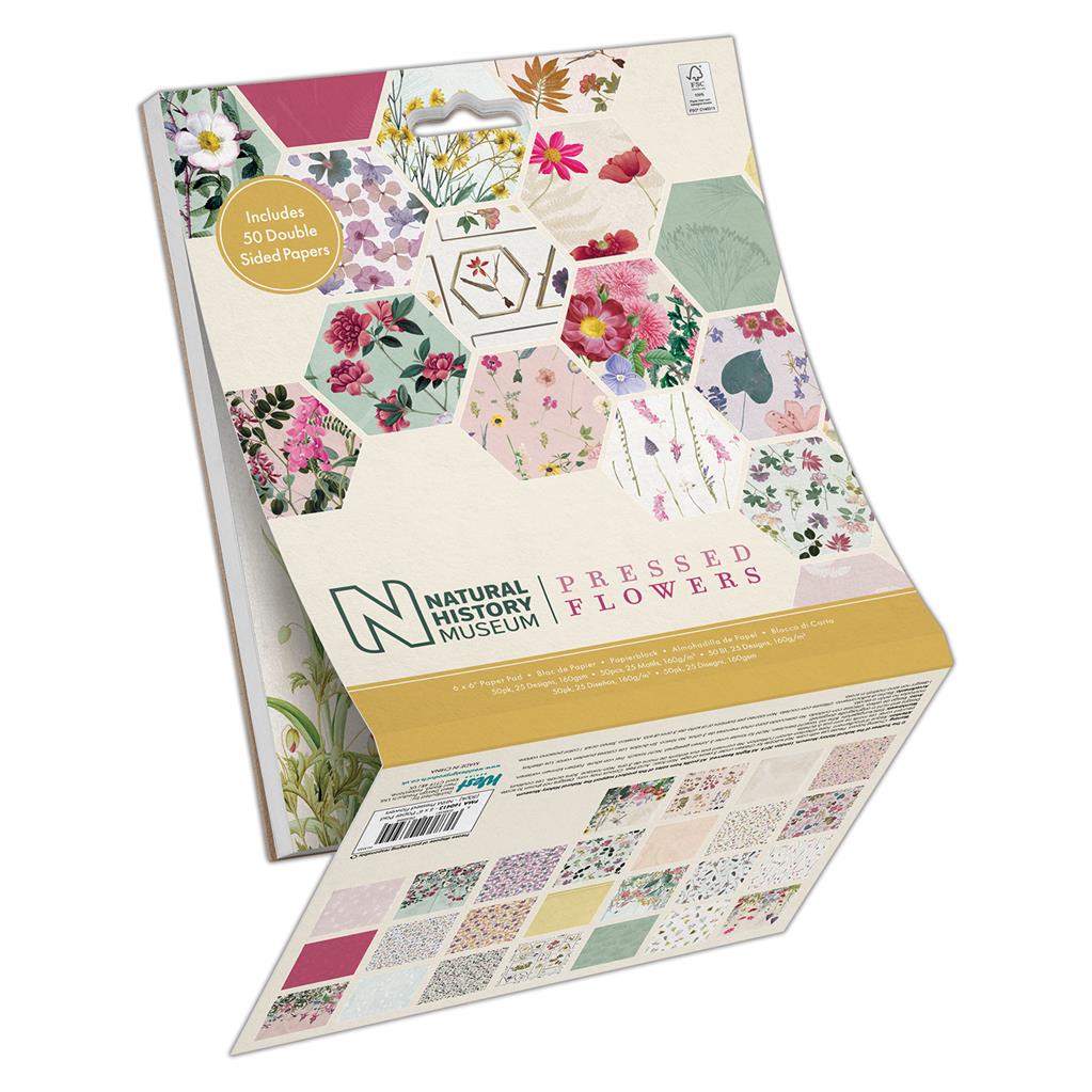 Papermania 6" x 6" Paper Pad - Pressed Flowers (50sht)