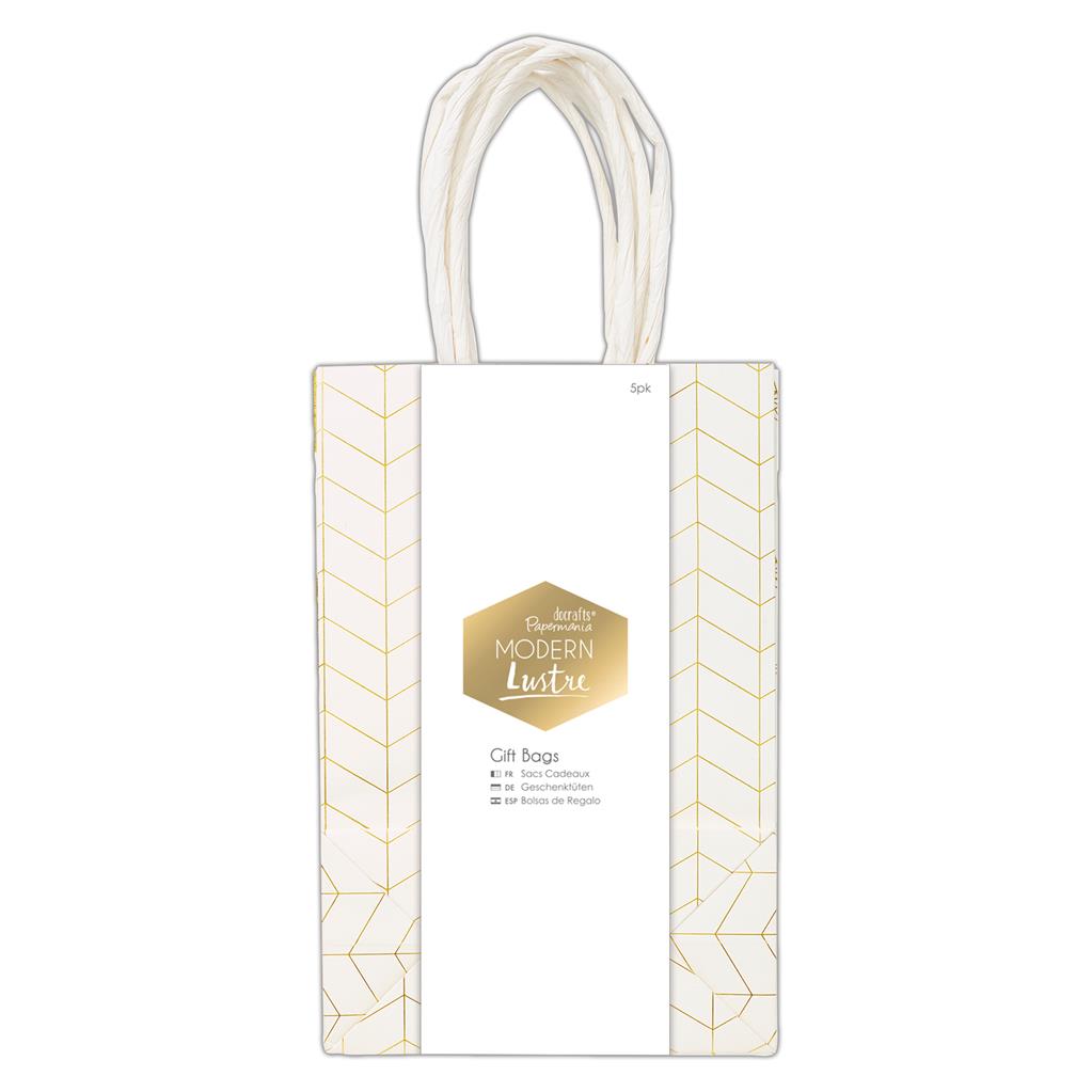 Papermania Modern Lustre Gift Bags (5pk)