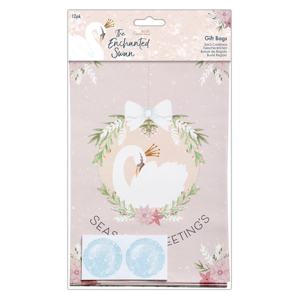 Papermania The Enchanted Swan Gift Bags (12pcs)