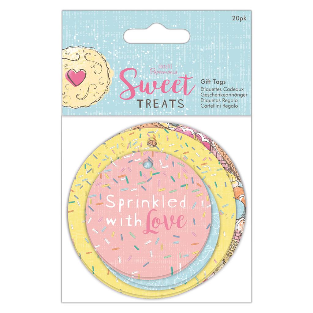 Papermania Gift Tags - Sweet Treats (20pk)