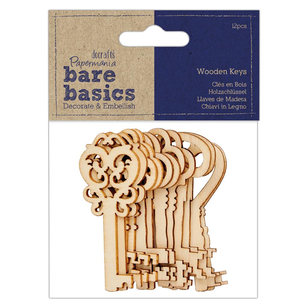 Bare Basics Wooden Keys (12pk)