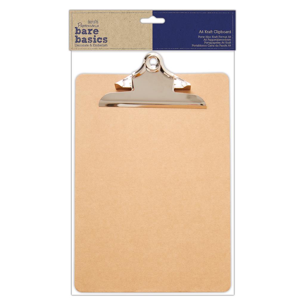 Bare Basics A4 Kraft Clipboard