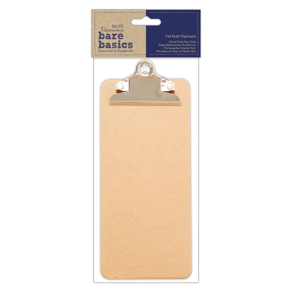 Bare Basics Tall Kraft Clipboard (Single)