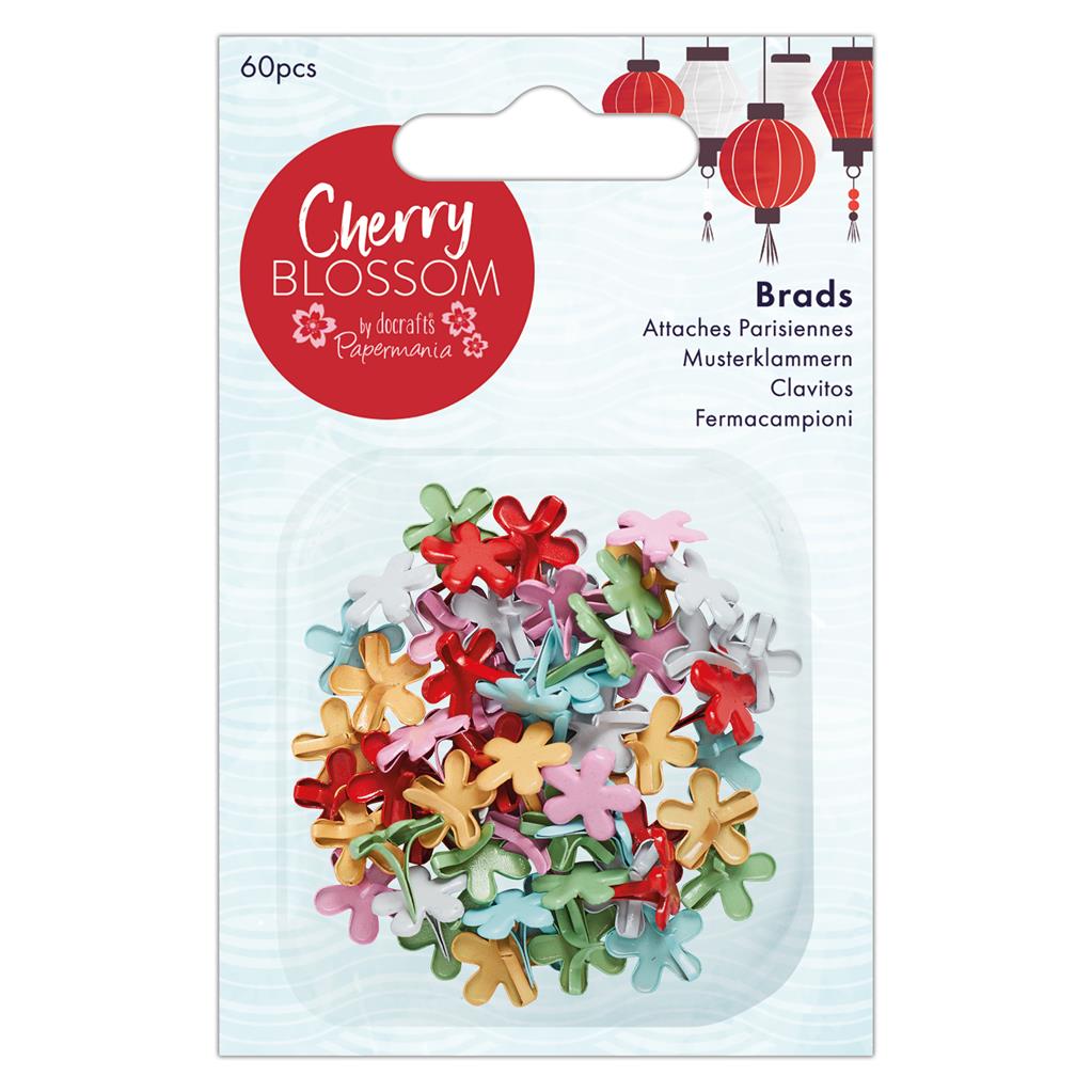 Cherry Blossom Brads (60pk)