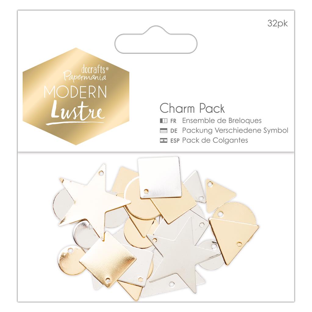 Papermania Modern Lustre Charm Pack (32pk)