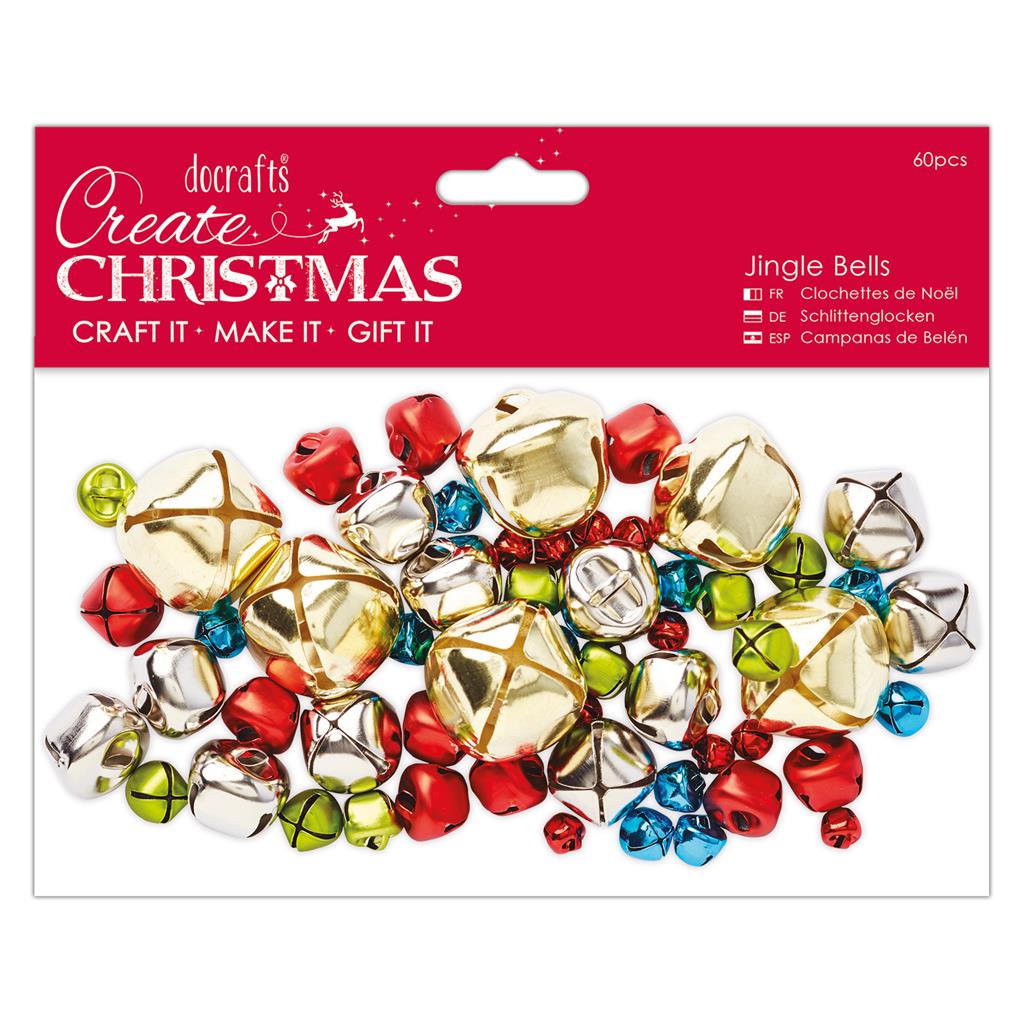 Create Christmas Jingle Bells (60pk)