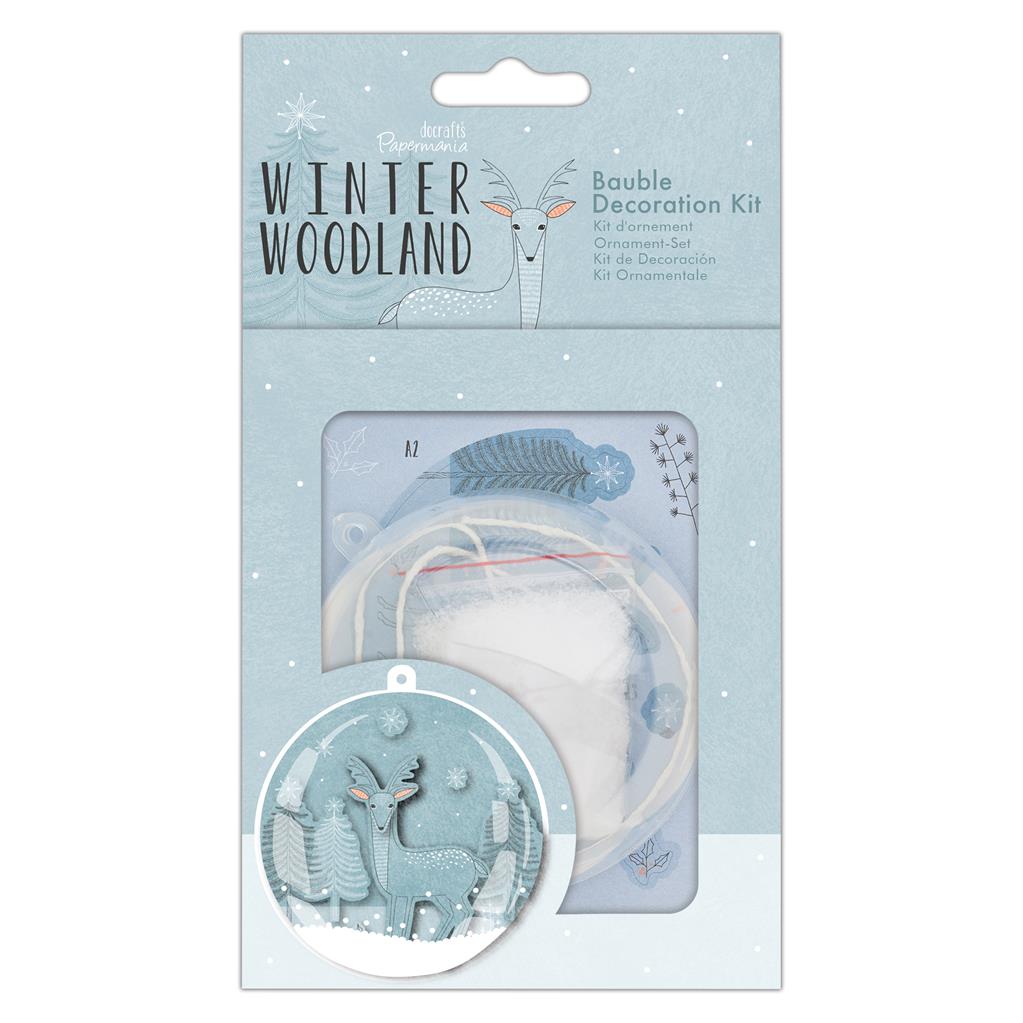 Papermania Bauble Decoration Kit - Winter Woodland