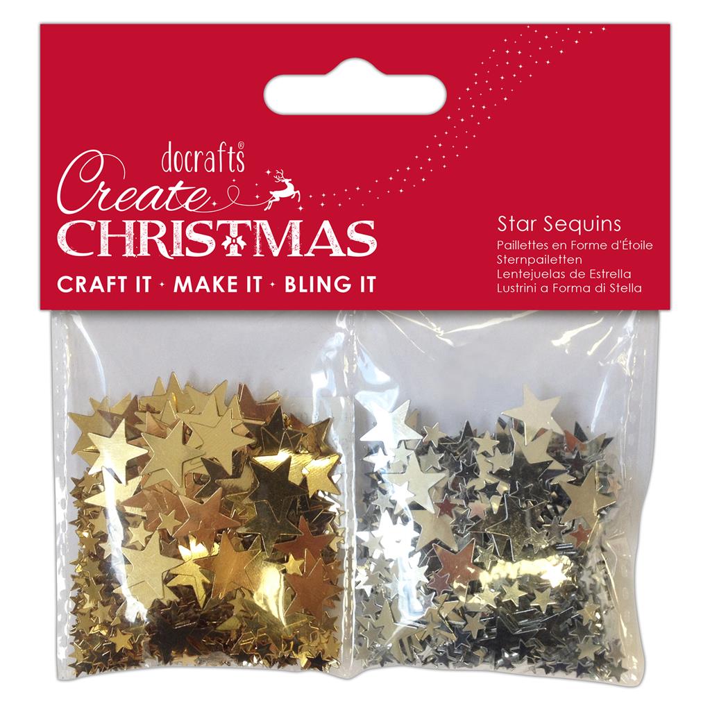 Create Christmas Star Sequins