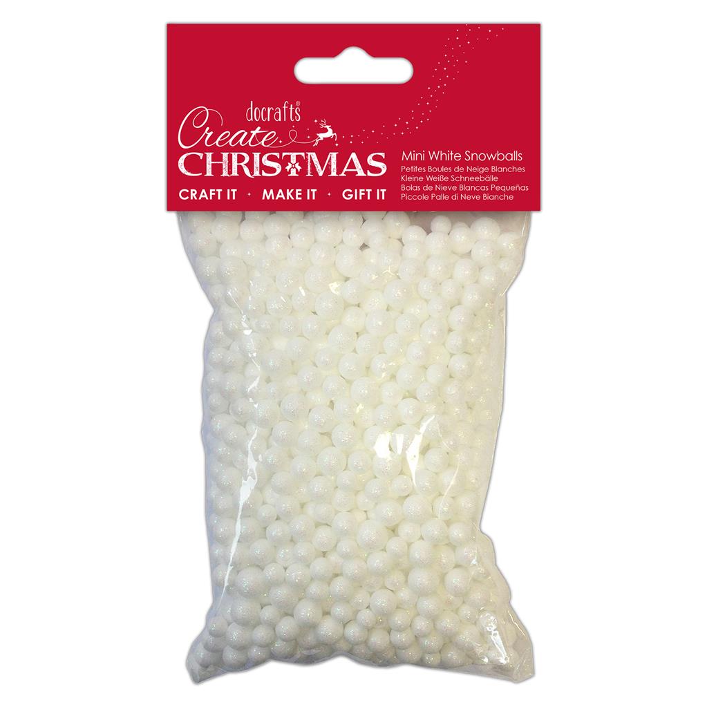 Create Christmas Mini White Snowballs (15g)