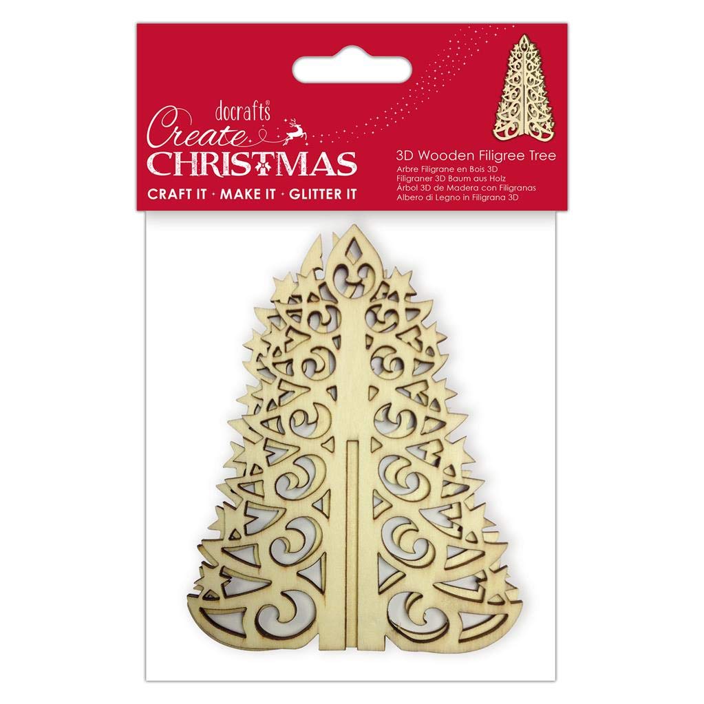 Create Christmas Make Your Own Decorations - 3D Filigree Tree