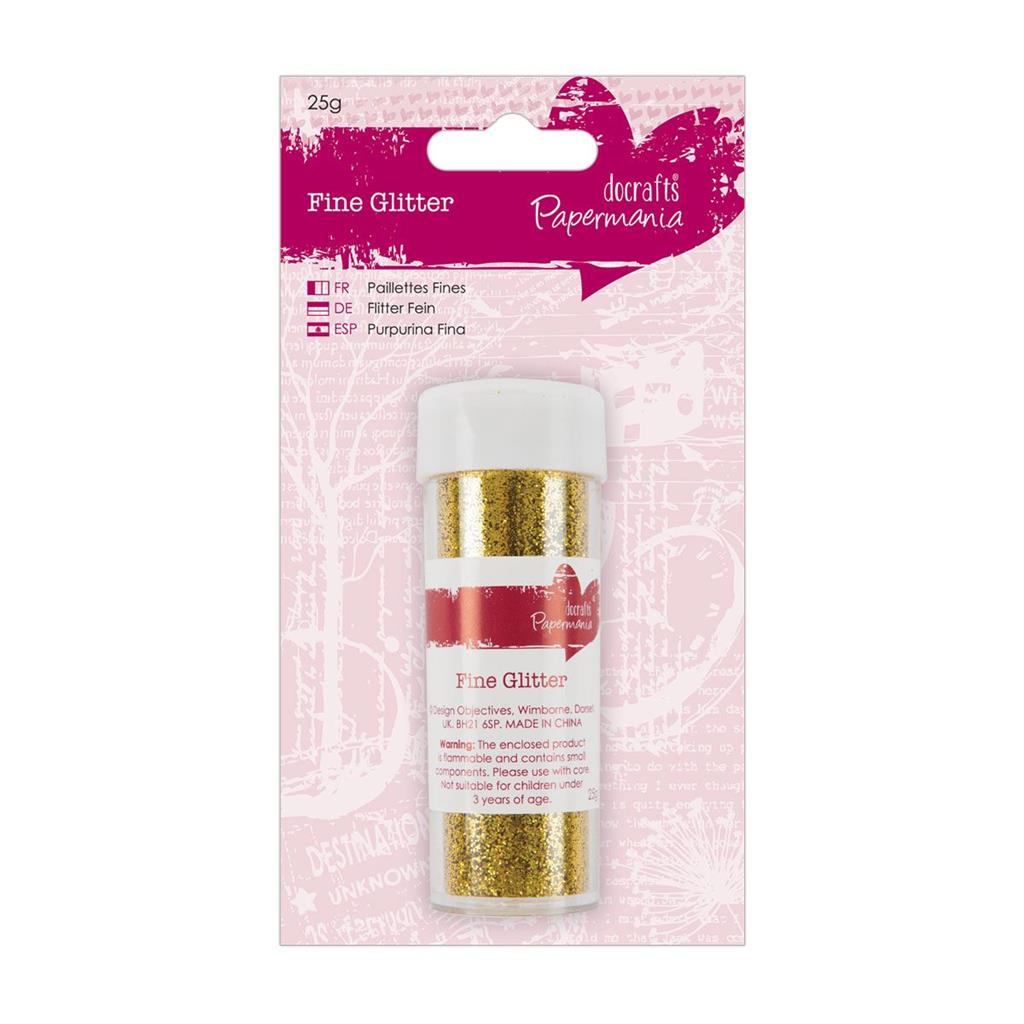 Papermania Fine Glitter (25g) - Gold