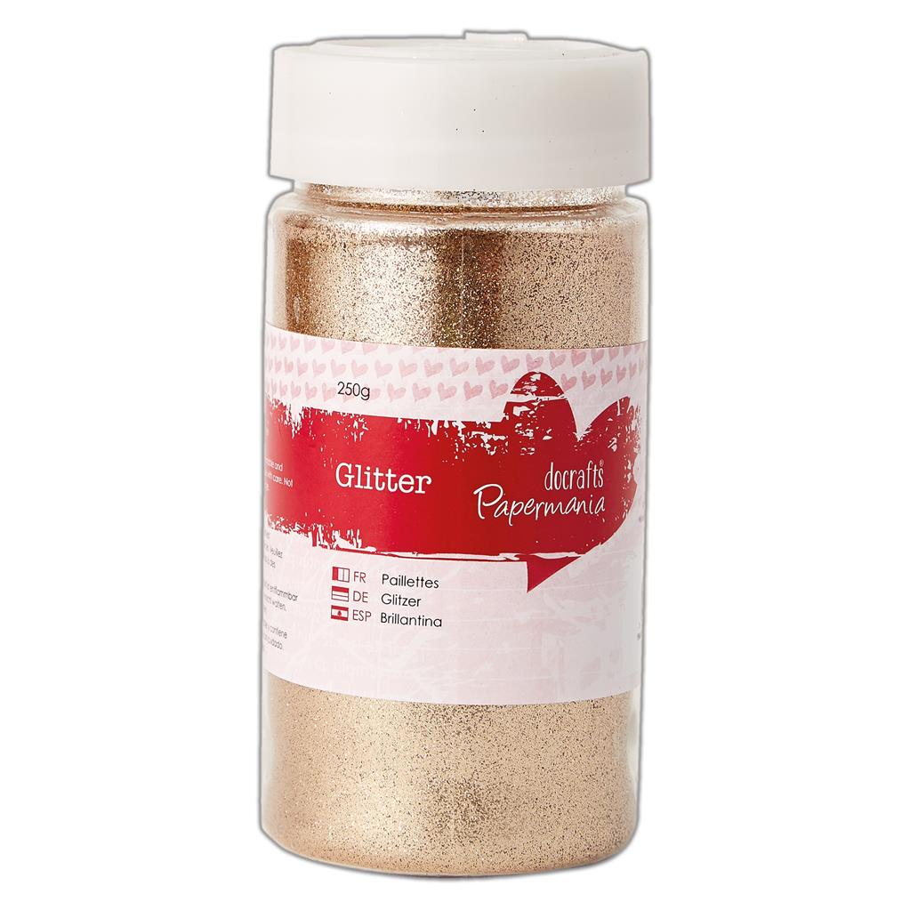 Papermania Large Glitter Pot (250g) - Gold