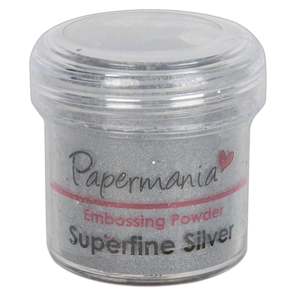 Papermania Embossing Powder (1oz) - Super Fine Silver