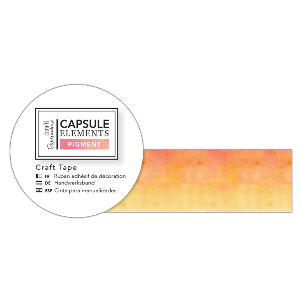 Papermania Capsule Elements Pigment Craft Tape - Orange Ombre 3m