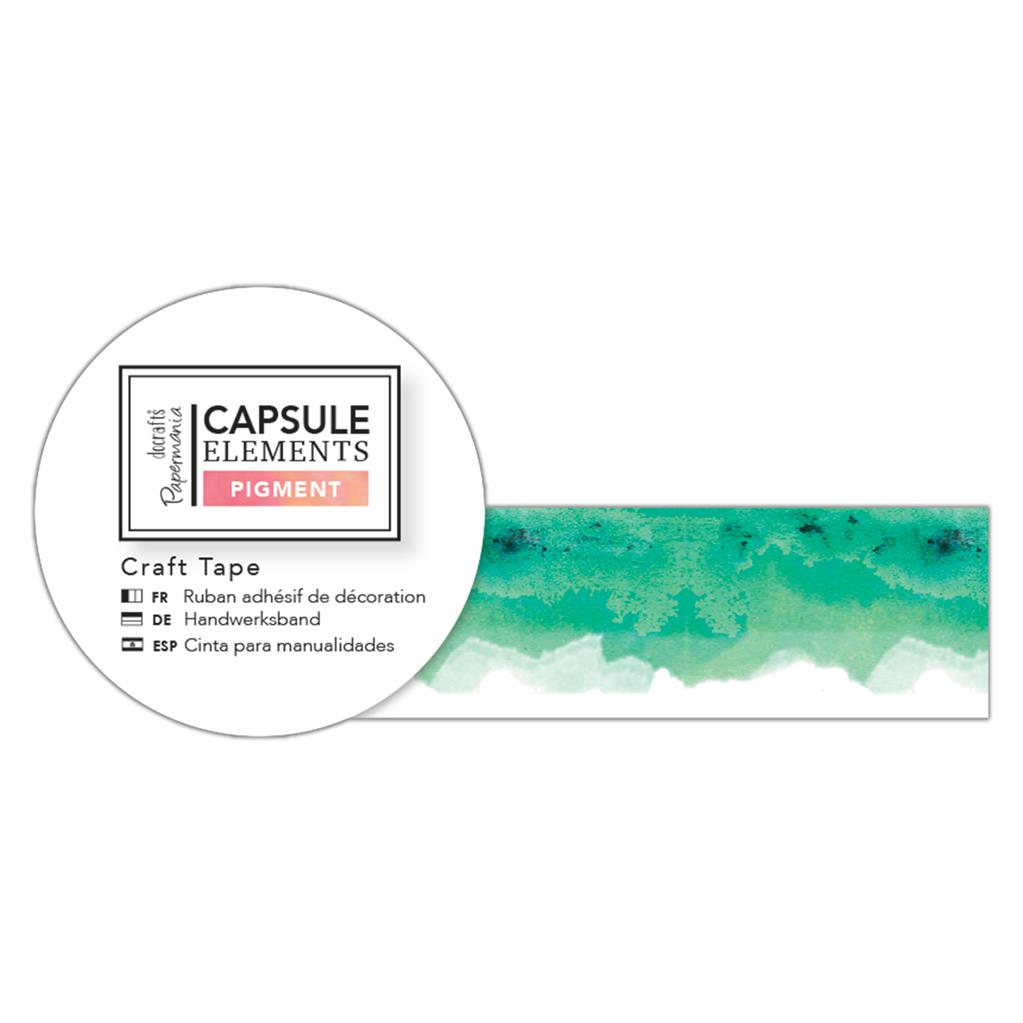 Papermania Capsule Elements Pigment Craft Tape - Green Ink 3m