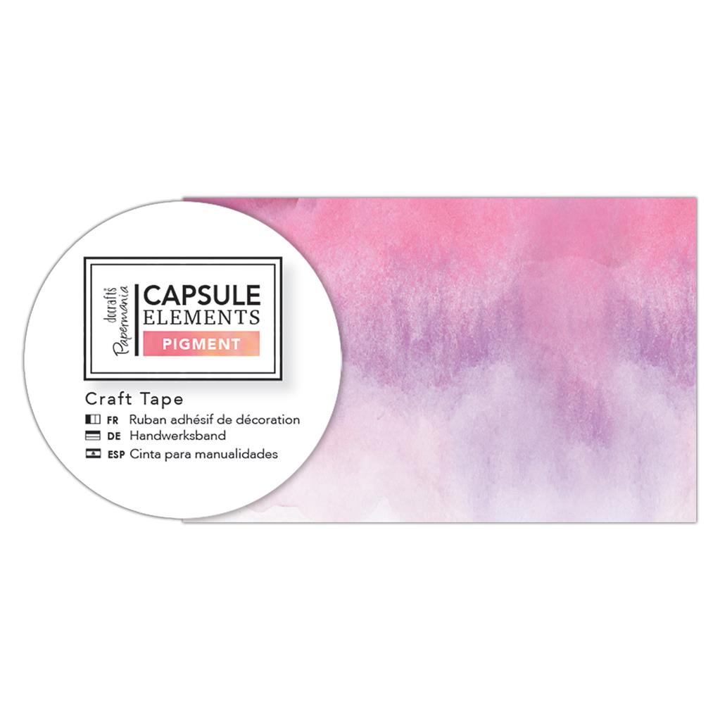 Papermania Capsule Elements Pigment Craft Tape - Pink Ink 3m