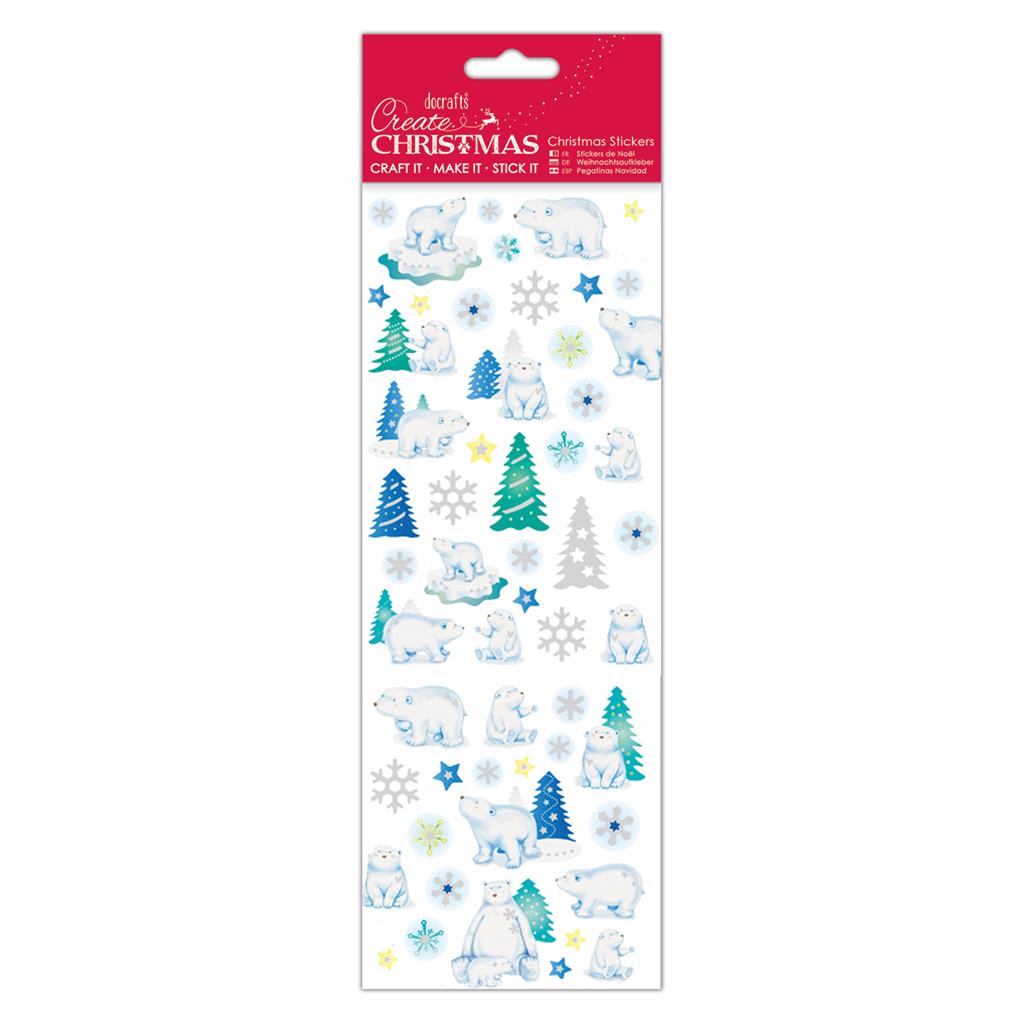 Create Christmas Stickers - Polar Bear