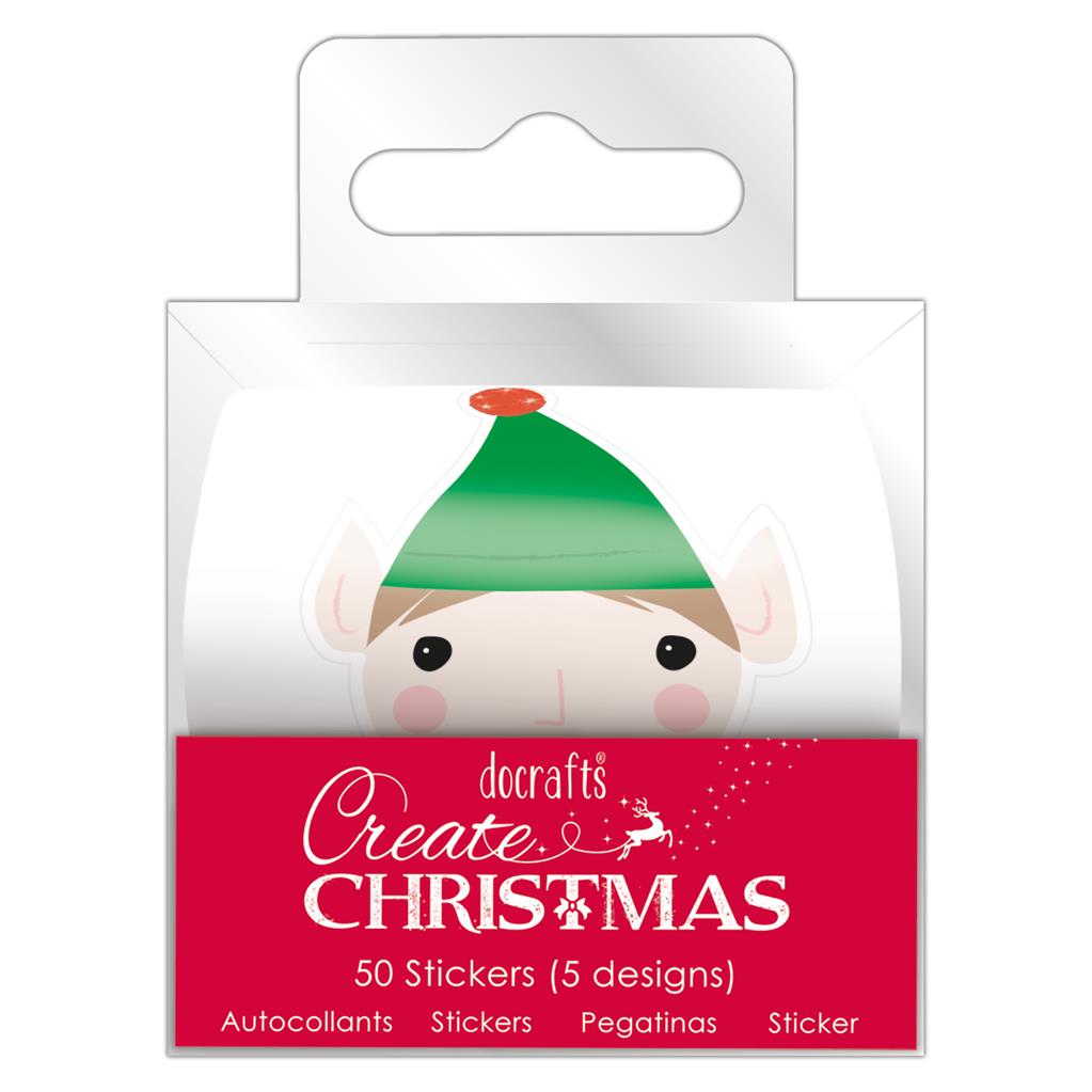 Create Christmas Stickers - Christmas Icons (Roll of 50)