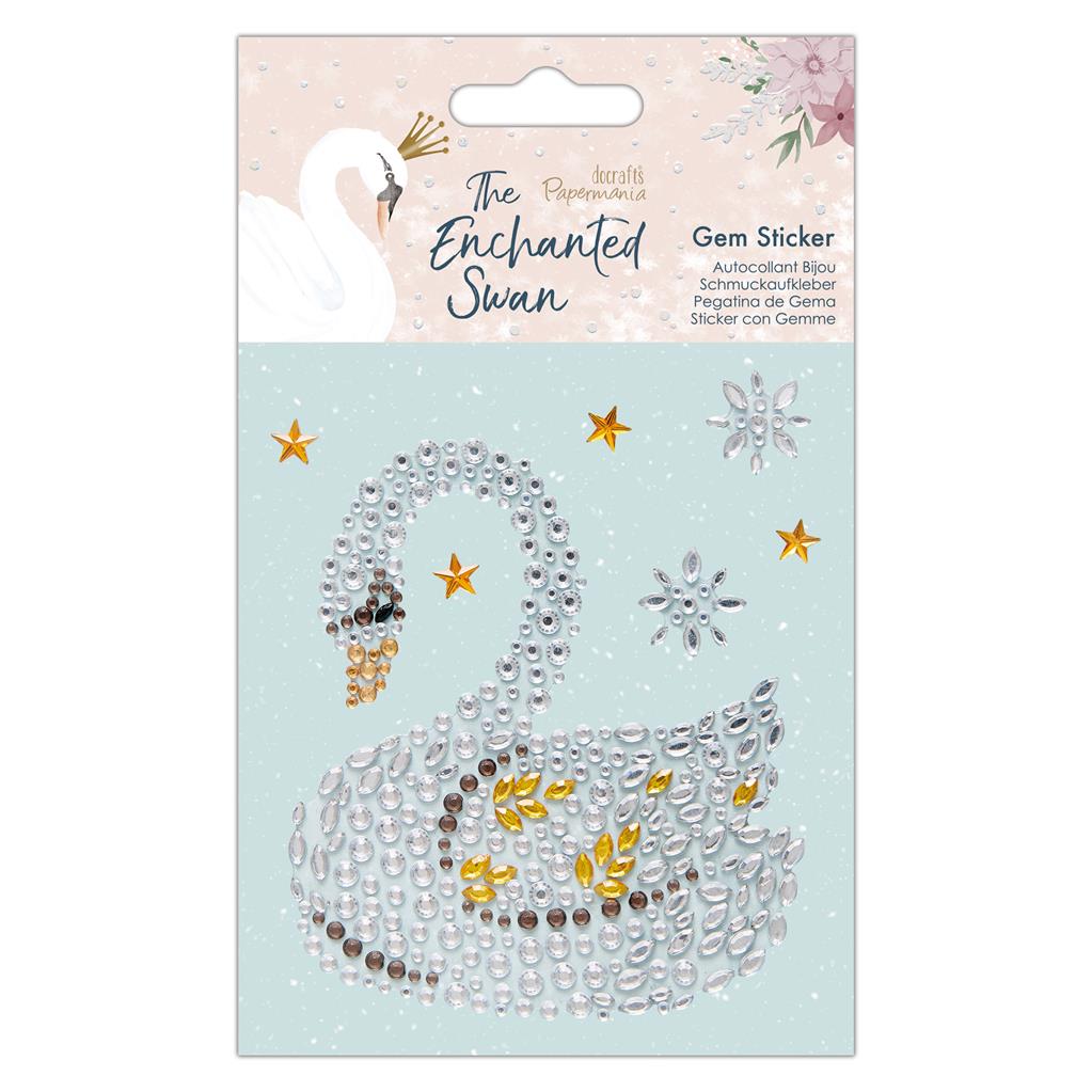 Papermania Gem Sticker - The Enchanted Swan