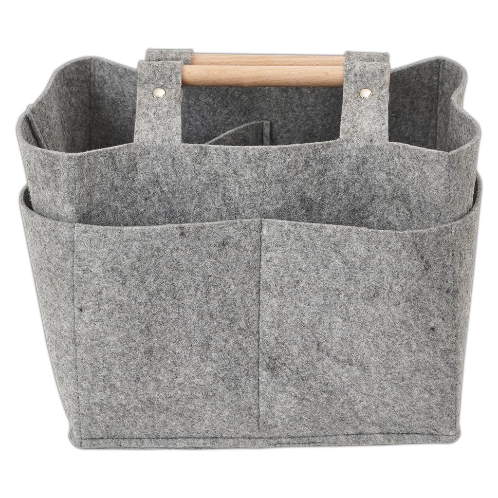 Papermania Felt Craft Carry Tote with Wooden Handles