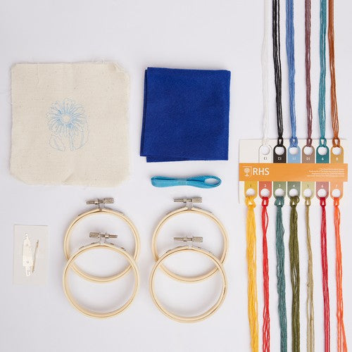 RHS 4" Embroidery Kit (4pcs) - In the Garden