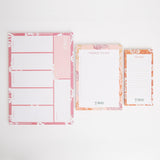 RHS Weekly Planner/To Do Trio Pad Set - Bold Florals