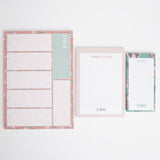 RHS Weekly Planner/To Do Trio Pad Set - Tulips