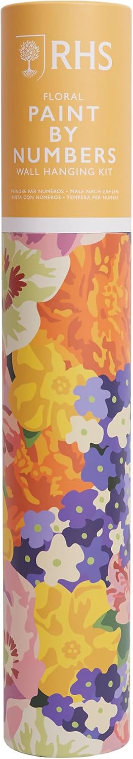 RHS Paint By Numbers 50cm x 40cm - Floral