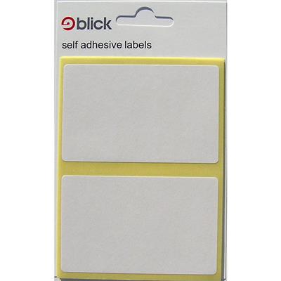 Blick Self Adhesive Labels 50mm x 80mm White (14pc)