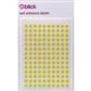 Blick Self Adhesive Labels Circles 5mm Yellow (980pc)