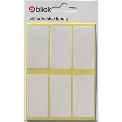 Blick Self Adhesive Labels 25mm x 50mm White (42pc)