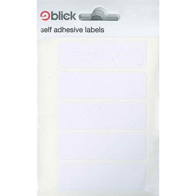 Blick Self Adhesive Labels 19mm x 63mm White (35pc)