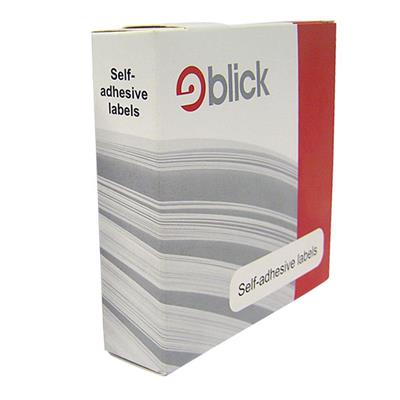 Blick Self Adhesive Labels 19mm x 25mm White (1200pc) in Dispenser Pack