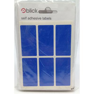 Blick Self Adhesive Labels 25mm x 50mm Blue (42pc)