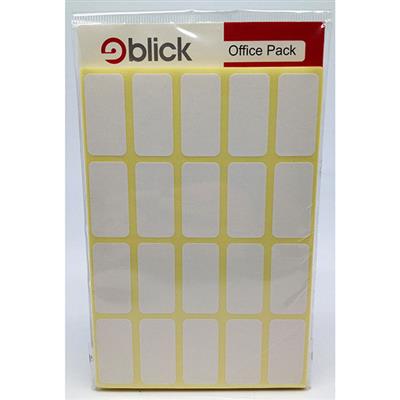 Blick Self Adhesive Labels 16mm x 22mm White Office Pack