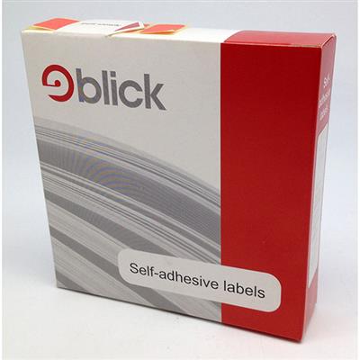 Blick Self Adhesive Labels 12mm x 18mm Red (1792pc) in Dispenser Pack