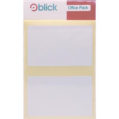 Blick Self Adhesive Labels 63mm x 102mm White Office Pack