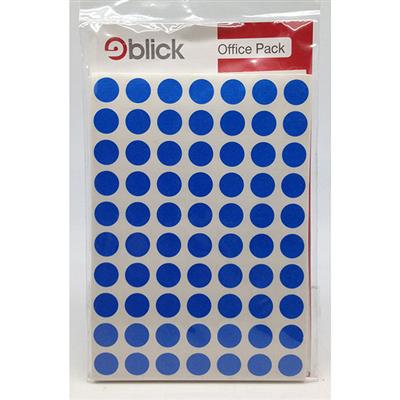 Blick Self Adhesive Labels Circles 13mm Blue (2240pc)